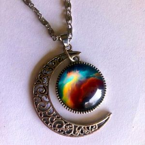 moon/galaxy necklaces🌝🪐